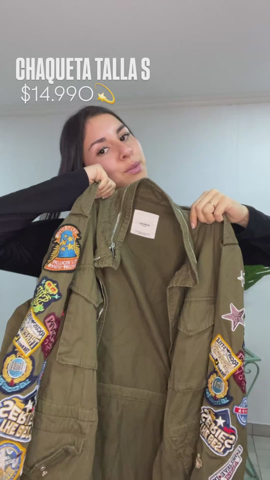 CHAQUETA VERDE TALLA S