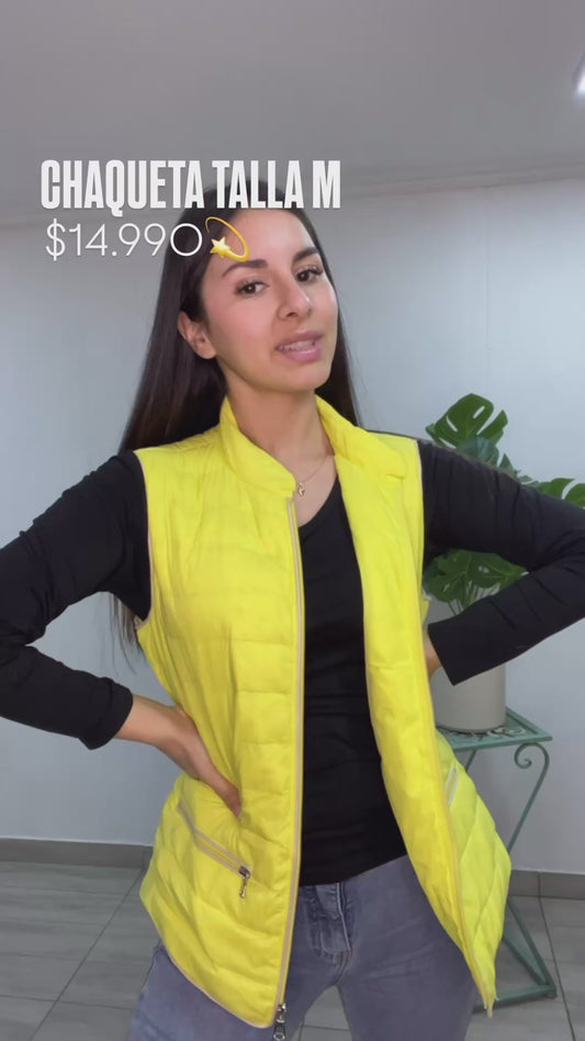 CHAQUETA AMARILLA TALLA M