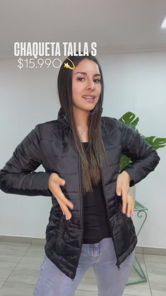 CHAQUETA NEGRA TALLA S